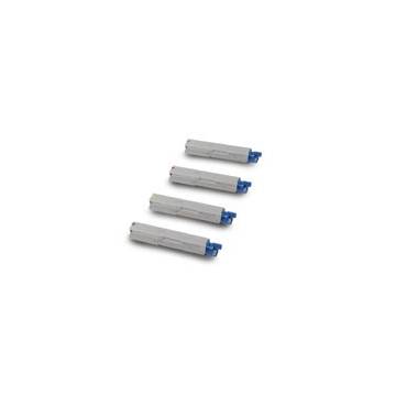 cartuchos recargables usados vacios para Oki color C5500 C5600 C5700 C5800 C5900, 4 unidades cartuchos recargables usados vacios para Oki color C5500 C5600 C5700 C5800 C5900, 4 unidades