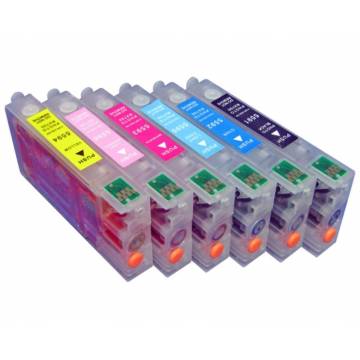 6 cartuchos compatibles recargables photo rx700 6 cartuchos compatibles recargables photo rx700