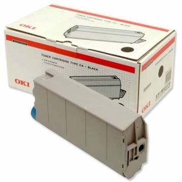 para Oki C7100 C7300 C7350 C7500 Cartucho toner original para Oki negro para Oki C7100 C7300 C7350 C7500 Cartucho toner original para Oki negro