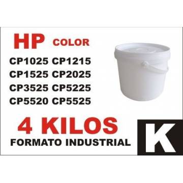 para Hp toner series CP1000 - CP5000 NEGRO cubo 4 Kg para Hp toner series CP1000 - CP5000 NEGRO cubo 4 Kg
