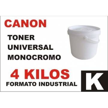 para Canon toner monocromo universal formato industrial 4 Kg para Canon toner monocromo universal formato industrial 4 Kg