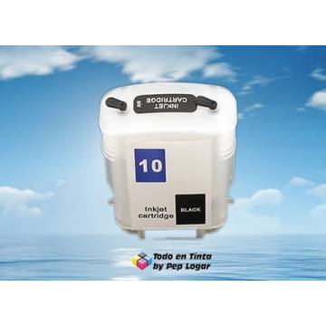 para Hp 10 Bk cartucho vacio recargable con chip autoreseteable para Hp 10 Bk cartucho vacio recargable con chip autoreseteable