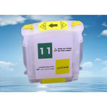 para Hp 11 Y cartucho vacio recargable con chip autoreseteable para Hp 11 Y cartucho vacio recargable con chip autoreseteable