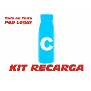 para Oki C3300 C3400 C3450 C3600 2 recargas toner cian brillo 150 gr. para Oki C3300 C3400 C3450 C3600 2 recargas toner cian brillo 150 gr.