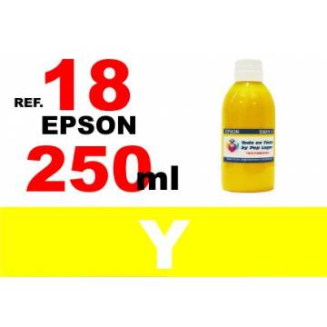 18, 18 XL botella 250 ml. tinta amarilla 18, 18 XL botella 250 ml. tinta amarilla