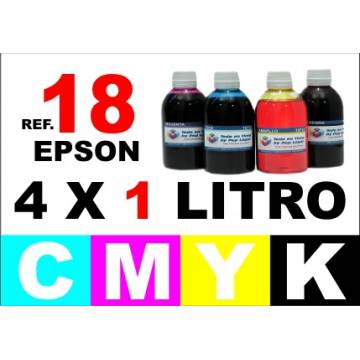 18, 18 XL pack 4 botellas 1 L. CMYK 18, 18 XL pack 4 botellas 1 L. CMYK
