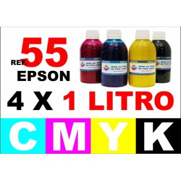55, 55 XL pack 4 botellas 1 L. CMYK 55, 55 XL pack 4 botellas 1 L. CMYK