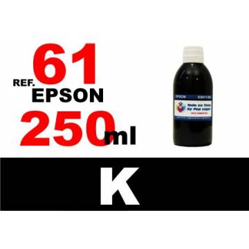 61 61 xl botella 250 ml. tinta negra 61 61 xl botella 250 ml. tinta negra