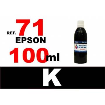 71, botella 100 ml. tinta negra 71, botella 100 ml. tinta negra