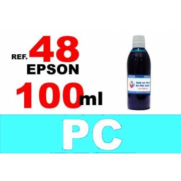 48 botella 100 ml. tinta cian photo 48 botella 100 ml. tinta cian photo