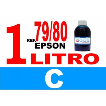 79 y 80 botella 1 L tinta cian 79 y 80 botella 1 L tinta cian