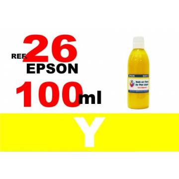 26 xl botella 100 ml. tinta amarilla 26 xl botella 100 ml. tinta amarilla