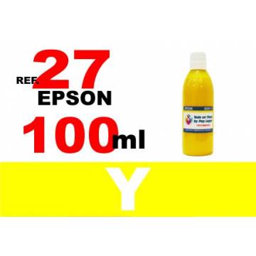 27, botella 100 ml. tinta amarilla 27, botella 100 ml. tinta amarilla