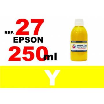 27 botella 250 ml. tinta amarilla 27 botella 250 ml. tinta amarilla