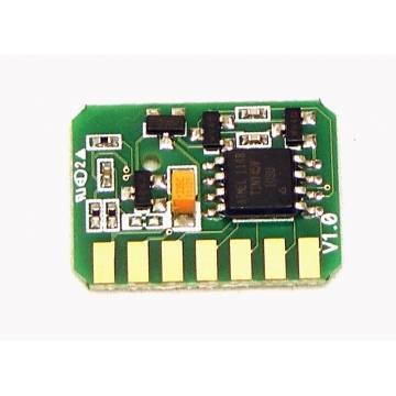 para Oki C5850 C5950 MC560 chip para recarga de toner cian para Oki C5850 C5950 MC560 chip para recarga de toner cian