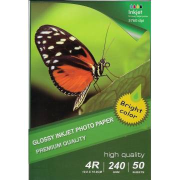 10x15cm r4 high glossy inkjet photo paper 240g 50 hojas 10x15cm r4 high glossy inkjet photo paper 240g 50 hojas
