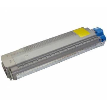 para Oki C8600 C8800 amarillo Cartucho toner reciclado para Oki C8600 C8800 amarillo Cartucho toner reciclado
